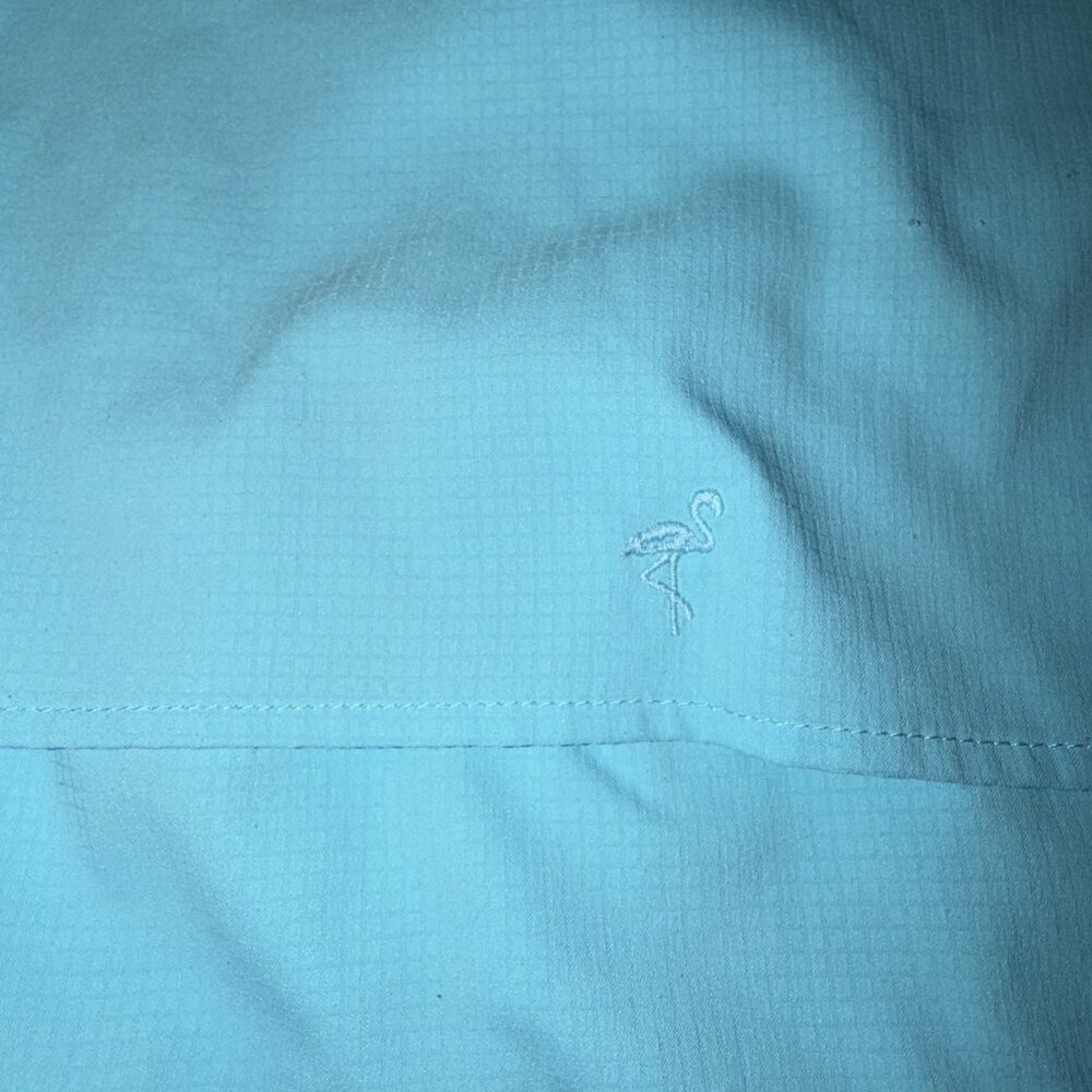 Columbia Shirt Women Small Blue Button Up Fish Angler Vented Long Sleeve PFG - Picture 9 of 12